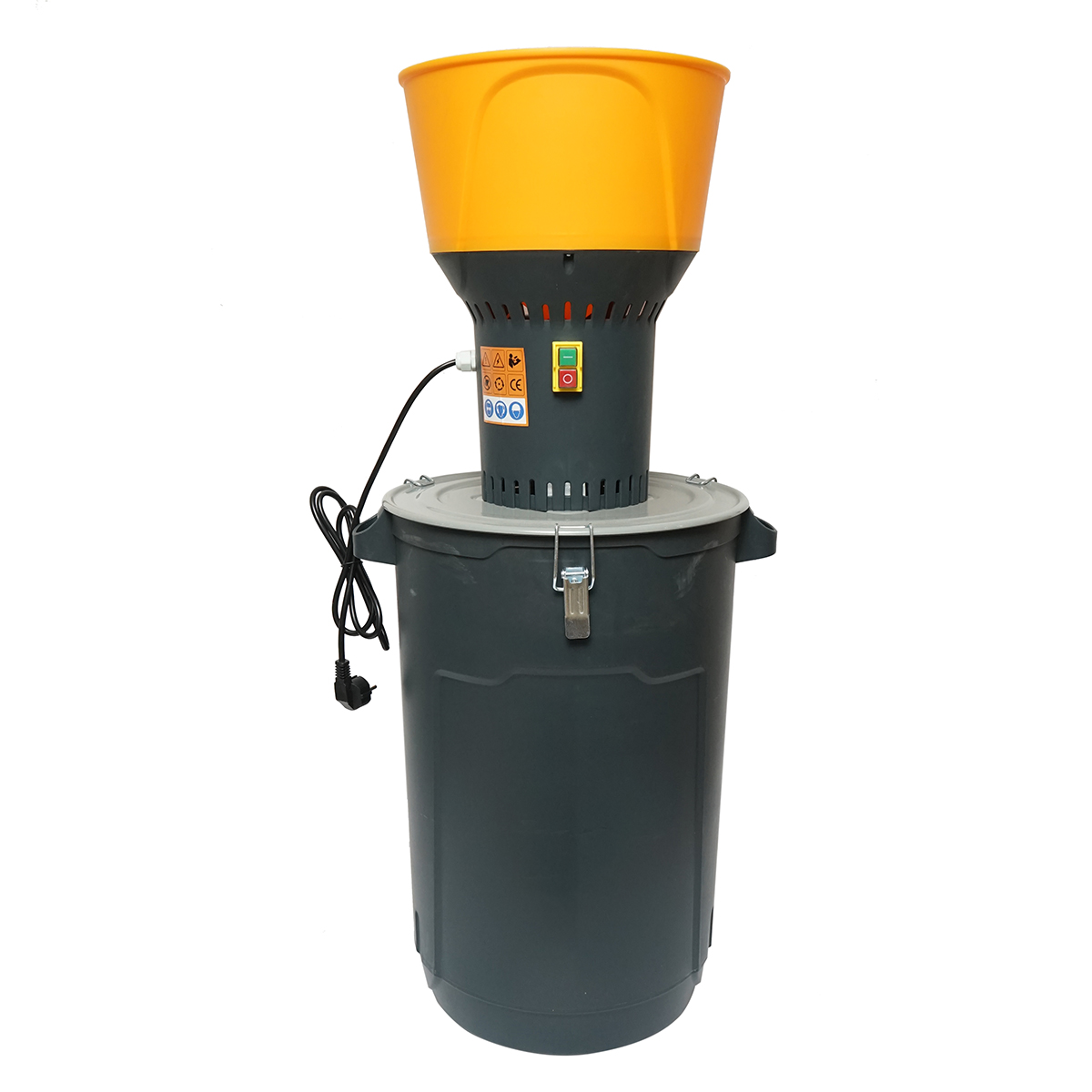 Moara cereale electrica 1.3 KW, 220V, oprire automata, rezervor 60L, 19000 r/min, capacitate 350 Kg/h, 5 site incluse - imagine 2