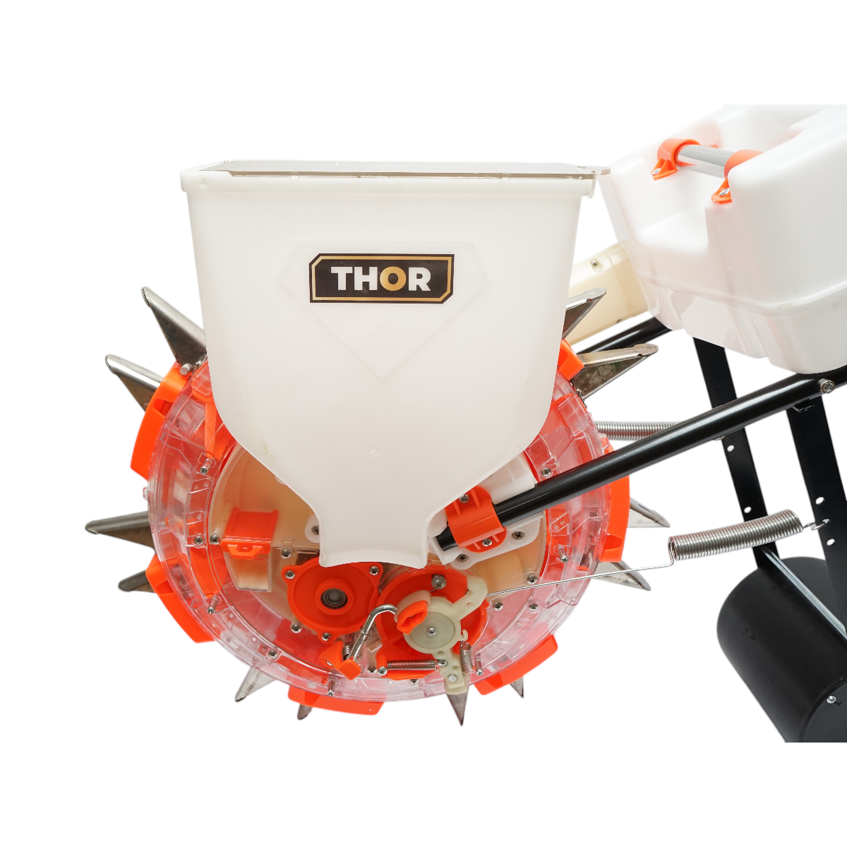 Semanatoare manuala cu 7 dinti, adancime semanare 8cm, rezervor seminte 4L, cutie fertilizare 12L THOR - imagine 9