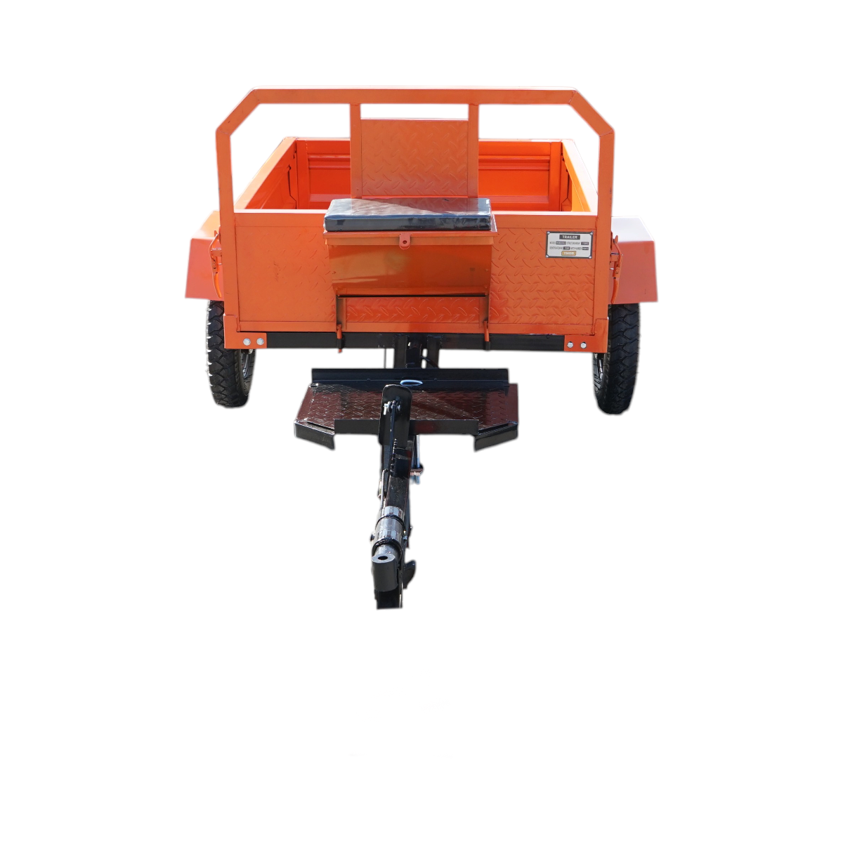 Remorca motocultor basculabila 450kg, bena 1400x1000x300mm, roti 4.00-12 THOR - imagine 3