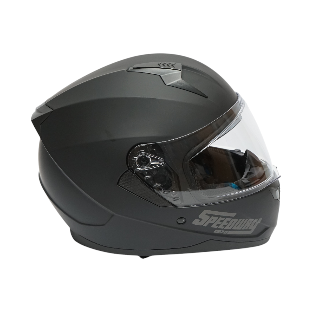 Casca moto integrala negru mat cu viziera transparenta si ochelari de soare, marimea L Arcane II - imagine 6