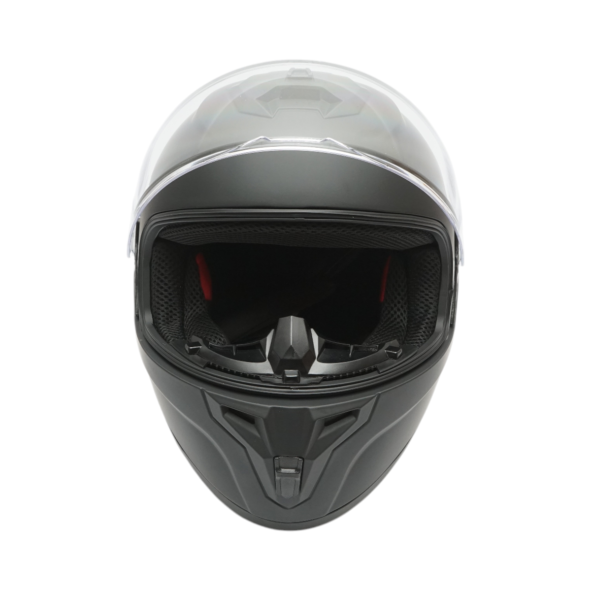 Casca moto integrala neagra cu viziera transparenta, marimea L Grit - imagine 7