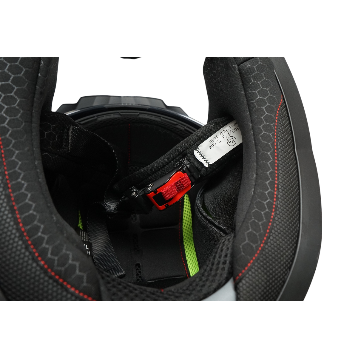 Casca motocross integrala negru mat cu viziera transparenta si ochelari de soare, marimea XL Lion - imagine 12