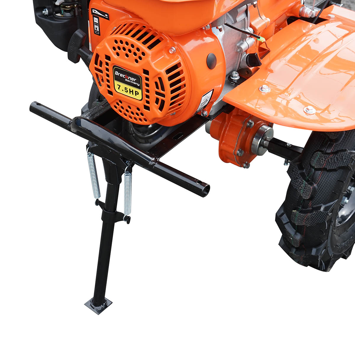 Motocultor 7.5CP cu freza 100cm, motor benzina 4 timpi 212cc OHV, viteze 2+1, transmisie pinioane, roti 4.00-8 Breckner Germany - imagine 9