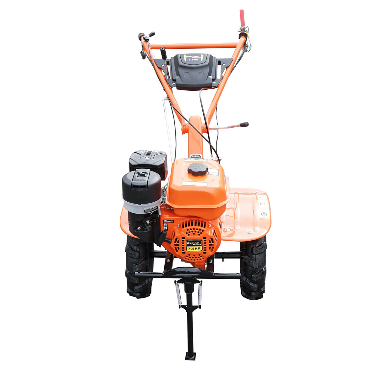 Motocultor 7.5CP cu freza 100cm, motor benzina 4 timpi 212cc OHV, viteze 2+1, transmisie pinioane, roti 4.00-8 Breckner Germany - imagine 5