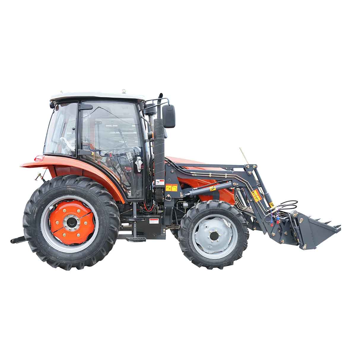 Tractor 90CP, 4x4 cu incarcator frontal, cabina inchisa, roti 14.9-30/9.5-24 - imagine 5
