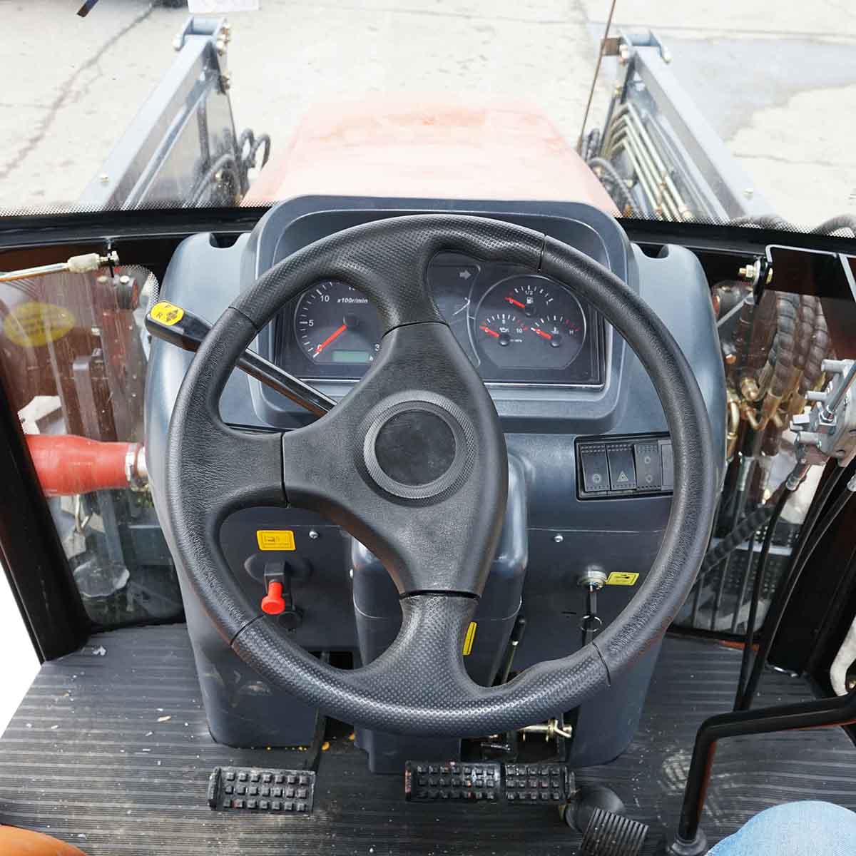 Tractor 90CP, 4x4 cu incarcator frontal, cabina inchisa, roti 14.9-30/9.5-24 - imagine 10