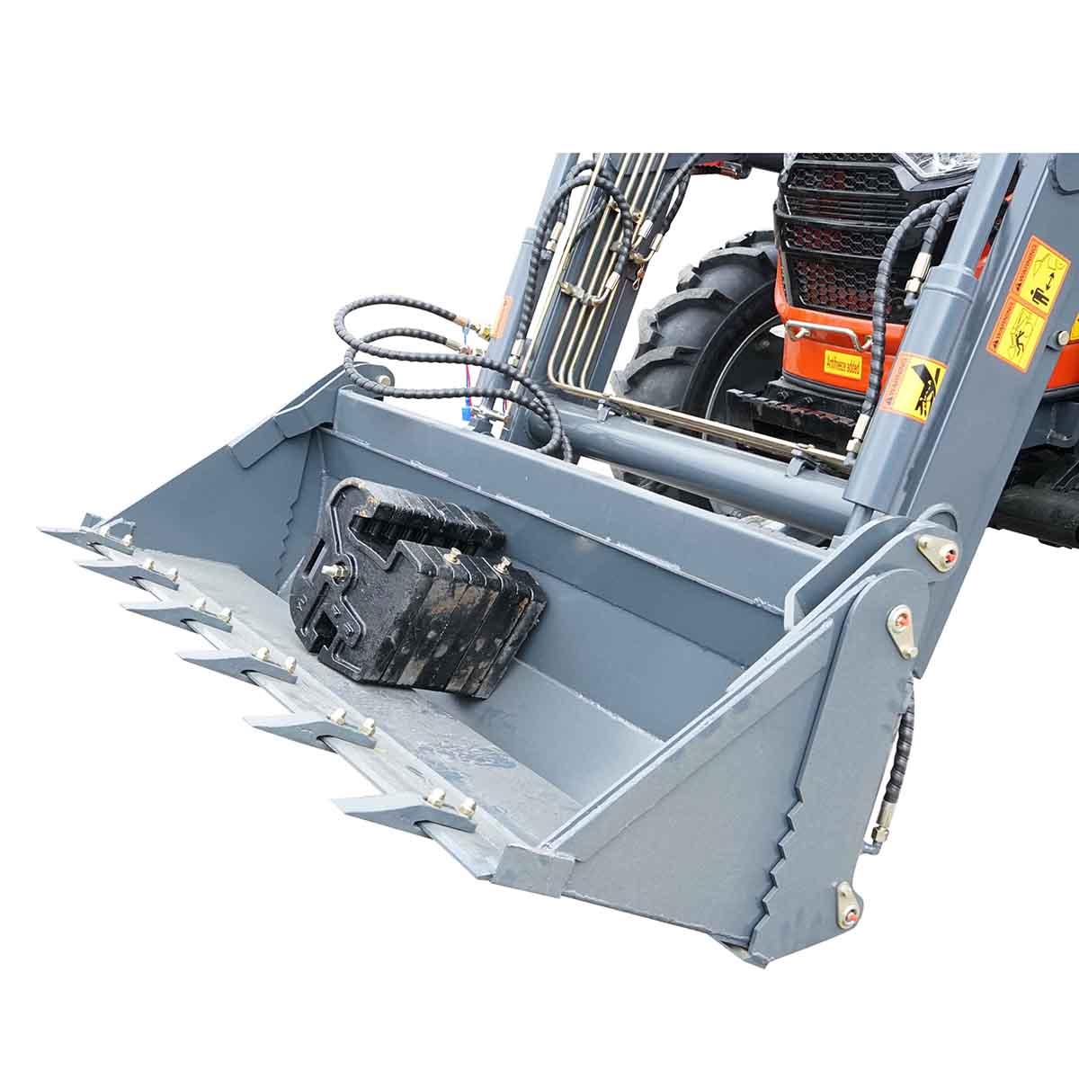 Tractor 90CP, 4x4 cu incarcator frontal, cabina inchisa, roti 14.9-30/9.5-24 - imagine 6