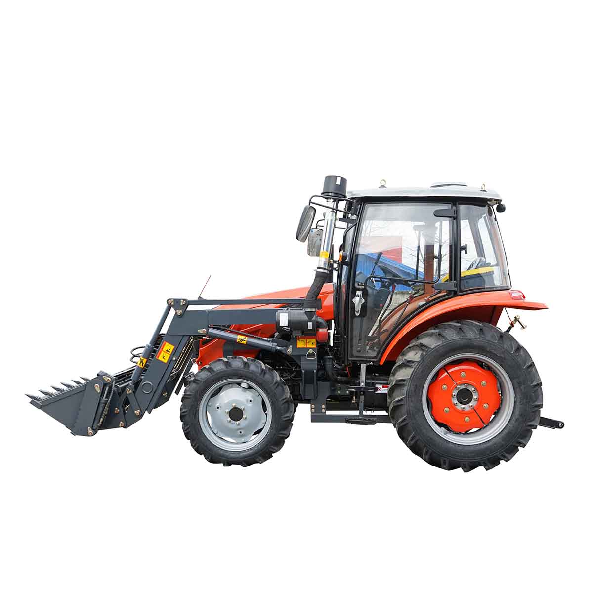 Tractor 90CP, 4x4 cu incarcator frontal, cabina inchisa, roti 14.9-30/9.5-24 - imagine 3