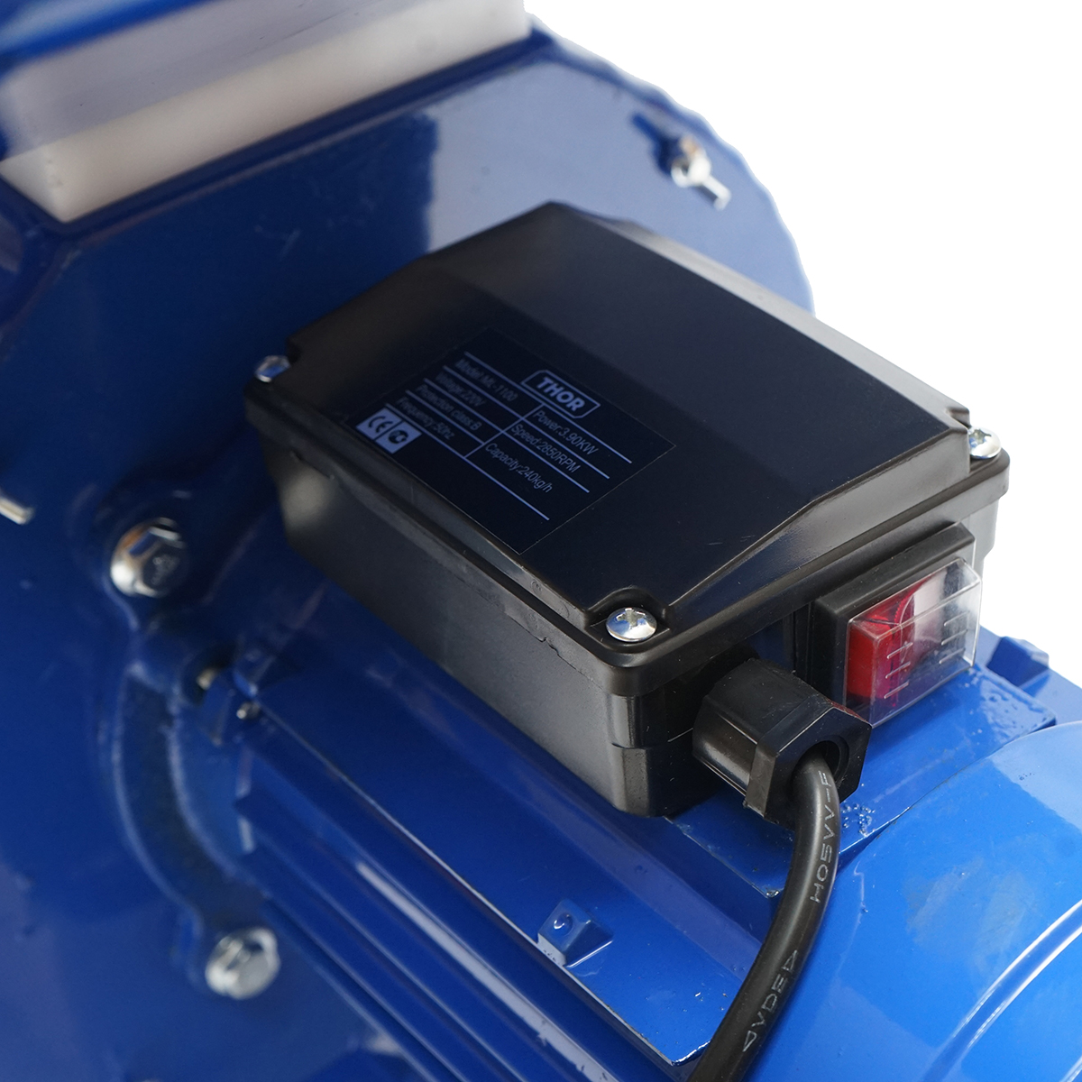 Moara cereale electrica 3.9 kW, 220V, viteza 2850 r/min, capacitate 240 Kg/h, 4 site incluse THOR - imagine 7