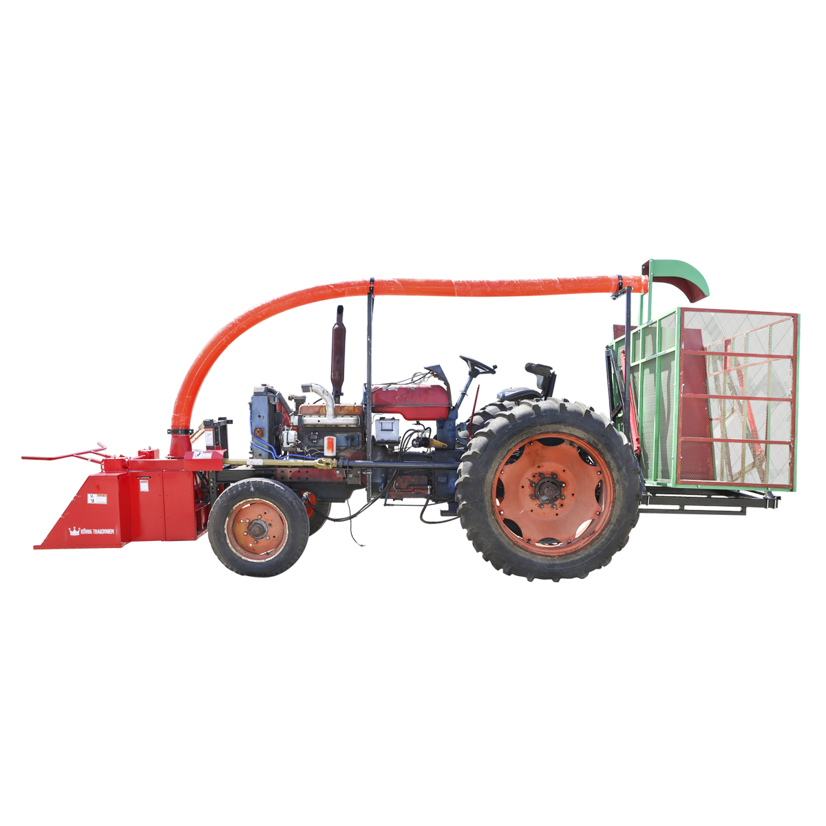 Tocatoare siloz pe 2 randuri cu container hidraulic de colectare Konig Traktoren - imagine 3