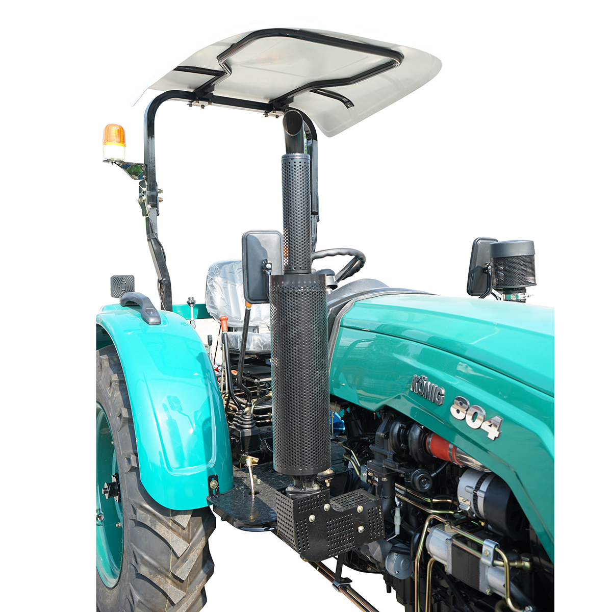 Tractor 80CP cu semicabina, motor YTO diesel, roti 8.3-20/12.4-28 KONIG 804 - imagine 7