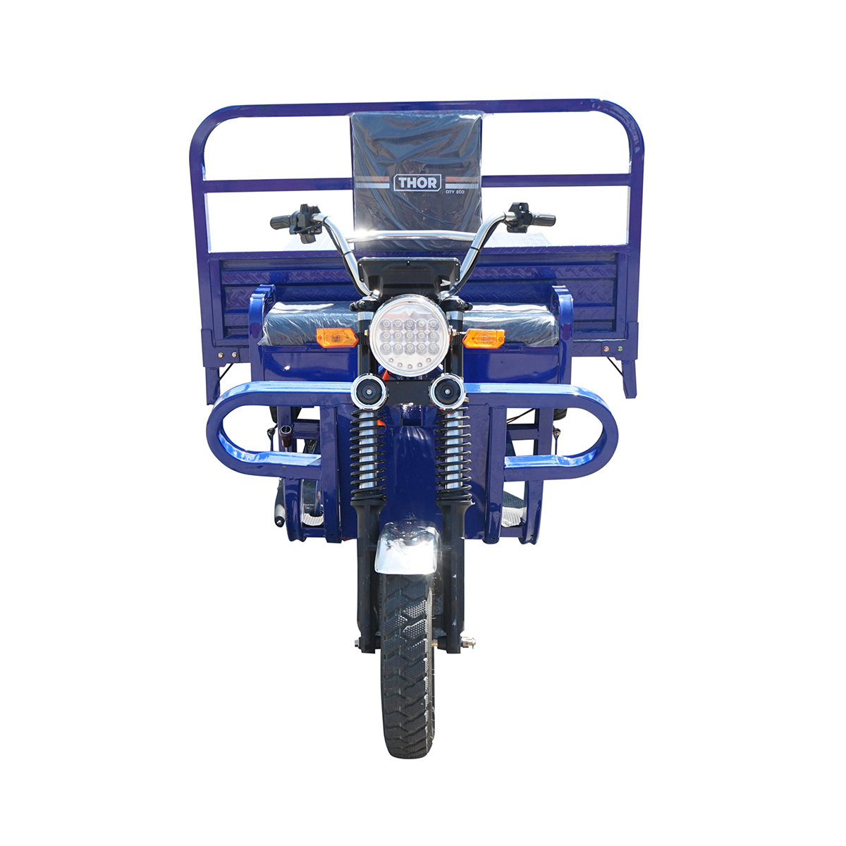 Triciclu electric 2200W, baterie 72V/75Ah cu platforma basculabila 3mx1.4m, sarcina maxima 1500kg HERCULES 2 THOR - imagine 3