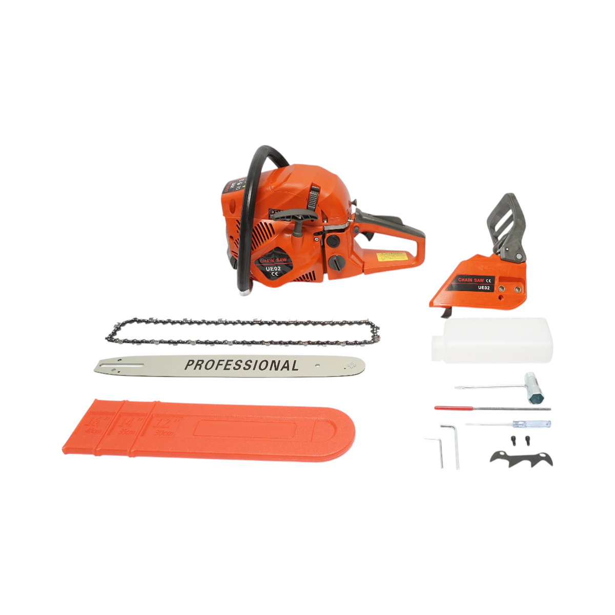 Motofierastrau, drujba 2 timpi 2.8CP, 52cc cu lama 16 inch(40cm) accesorii incluse - imagine 3