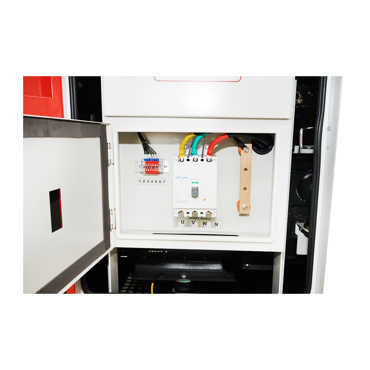 Generator electric trifazic 55KVA, 400V cu motor diesel Ricardo N4100DS-46/46KW - imagine 9