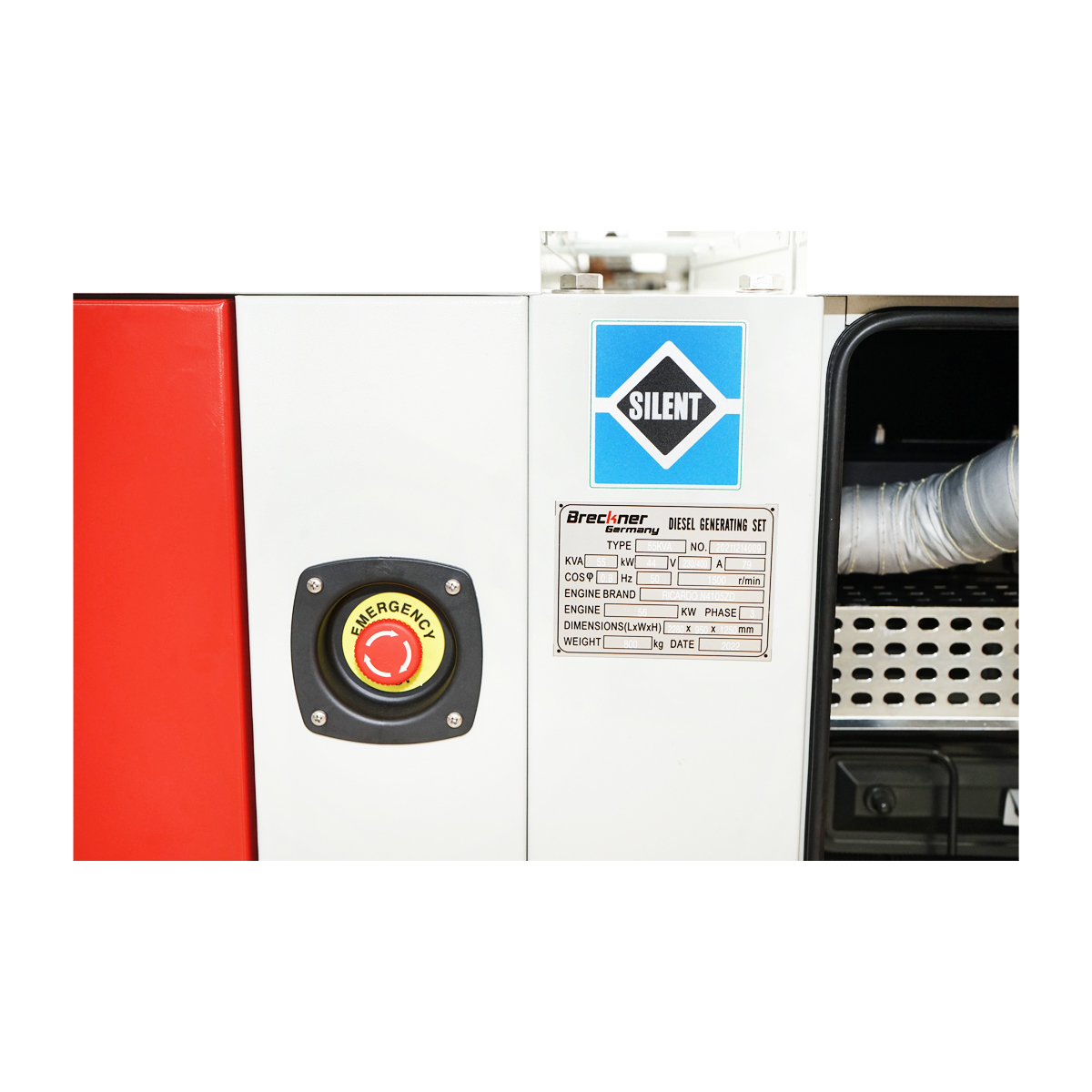 Generator electric trifazic 55KVA, 400V cu motor diesel Ricardo N4100DS-46/46KW - imagine 10