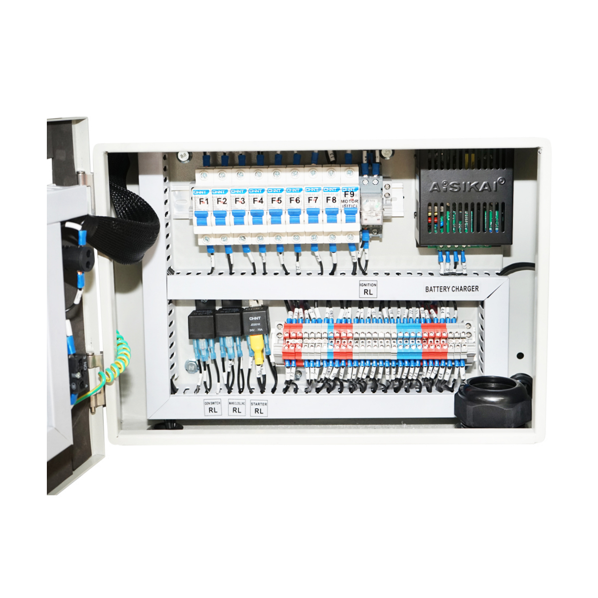 Generator electric trifazic 55KVA, 400V cu motor diesel Ricardo N4100DS-46/46KW - imagine 7