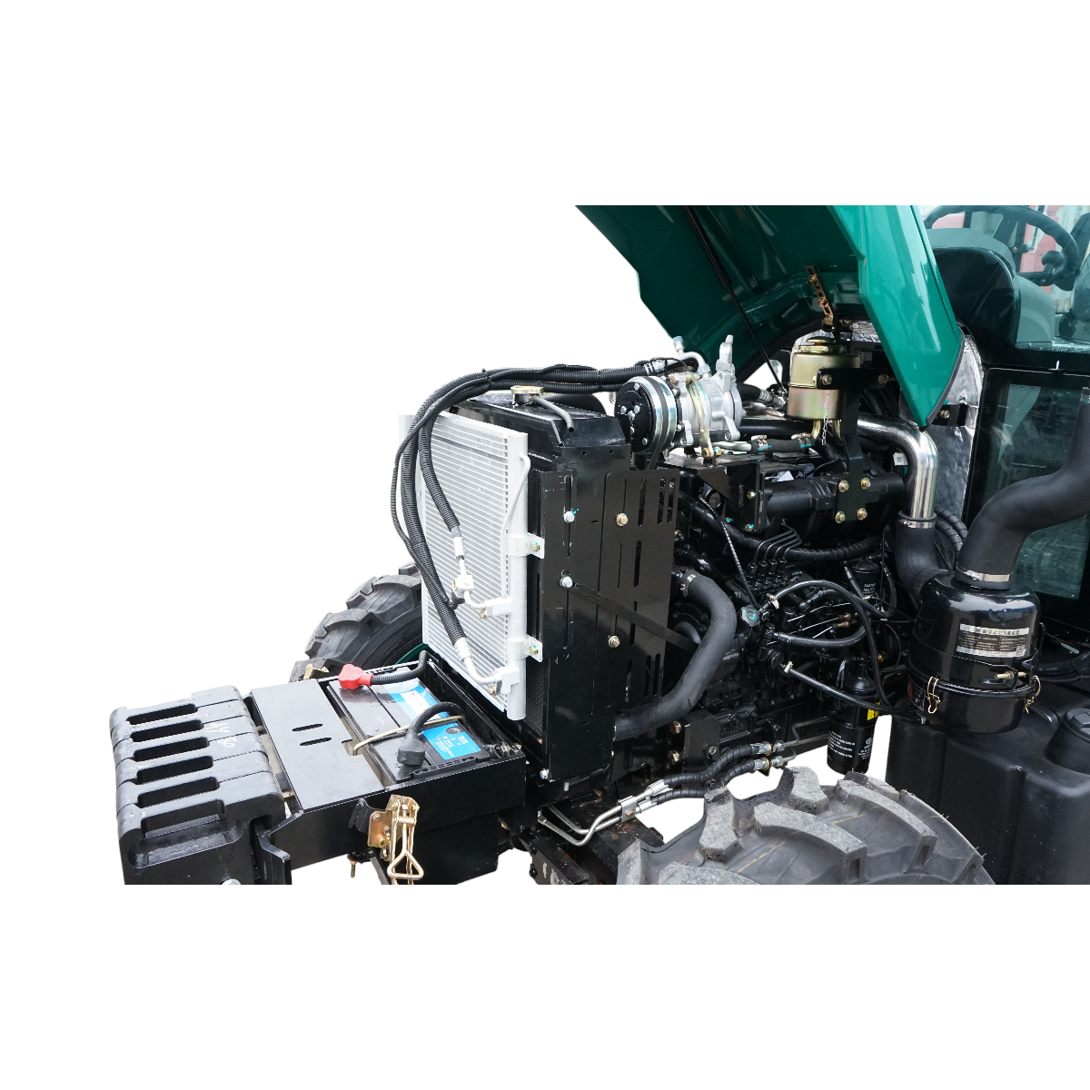 Tractor 80CP 4x4 cu cabina, motor YTO turbo diesel, aer conditionat, camere video KONIG TRAKTOREN 804 - imagine 8