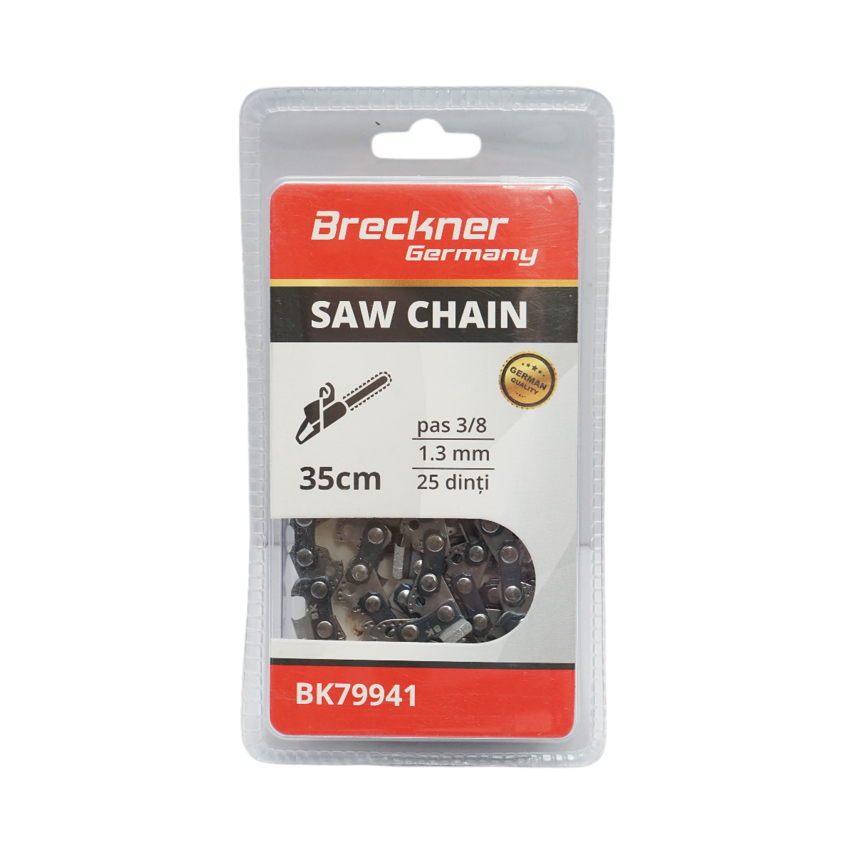 Lant drujba pas 3/8, 25 de dinti, 1.3mm, lungime 35cm Breckner Germany