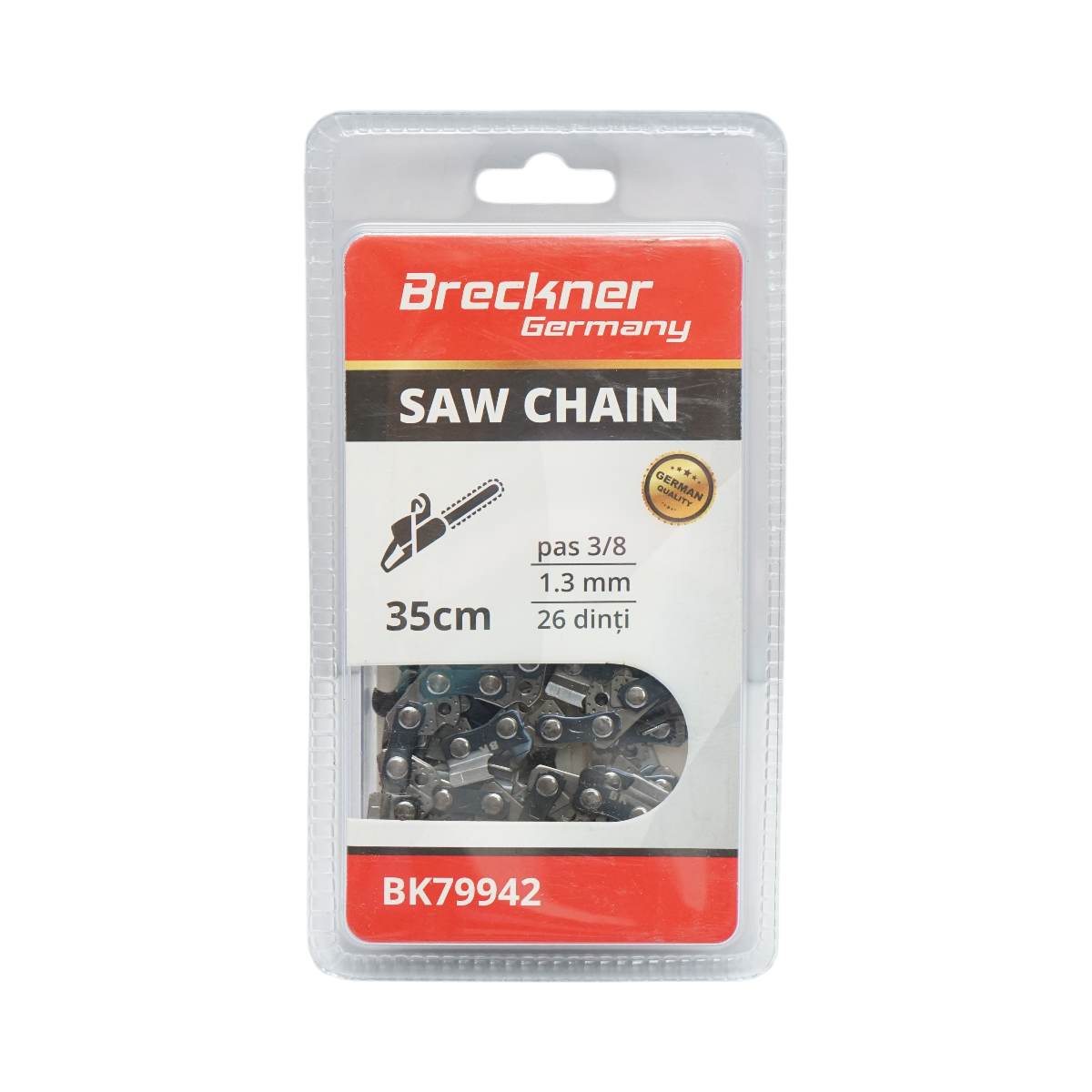 Lant drujba pas 3/8, 26 de dinti, 1.3mm, lungime 35cm Breckner Germany