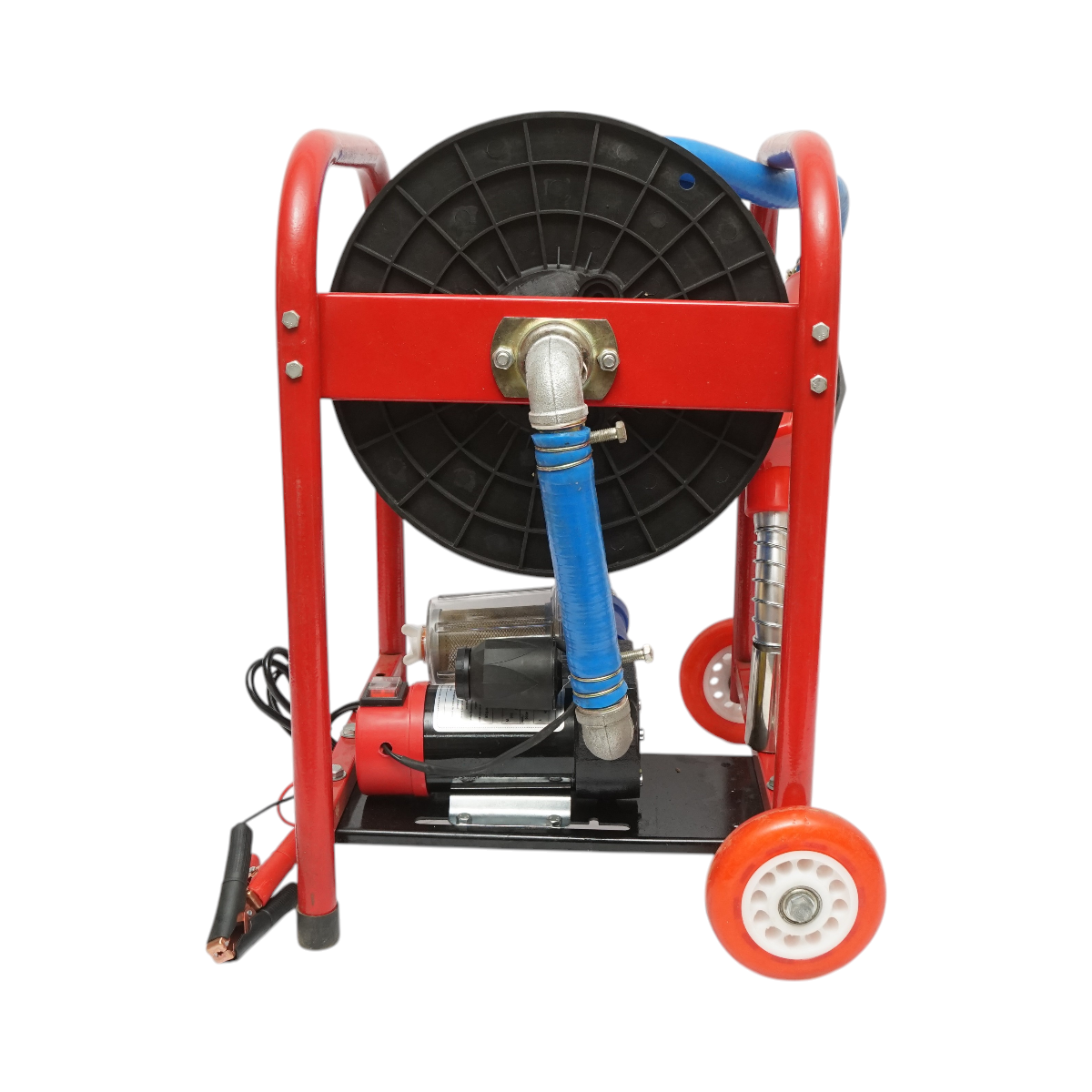 Pompa transfer combustibil mobila 12V, 300W cu filtru si furtun Breckner Germany - imagine 3