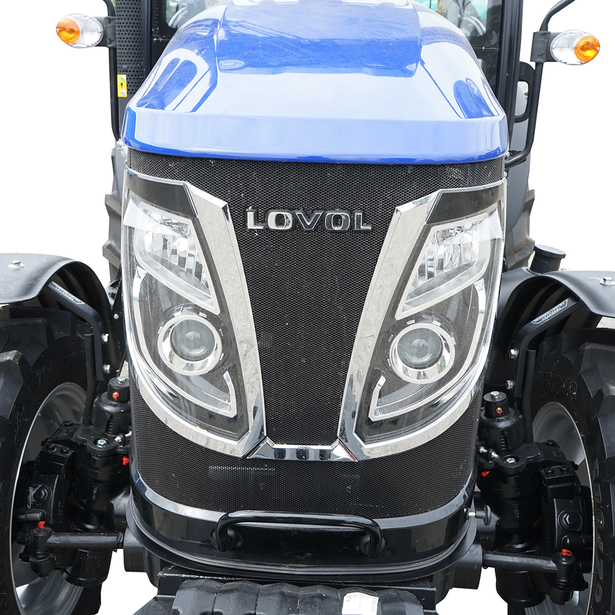 Tractor 50HP 4x4 cu cabina inmatriculabil, aer conditionat, motor Hyundai turbo diesel DM01 LOVOL M504 - imagine 7