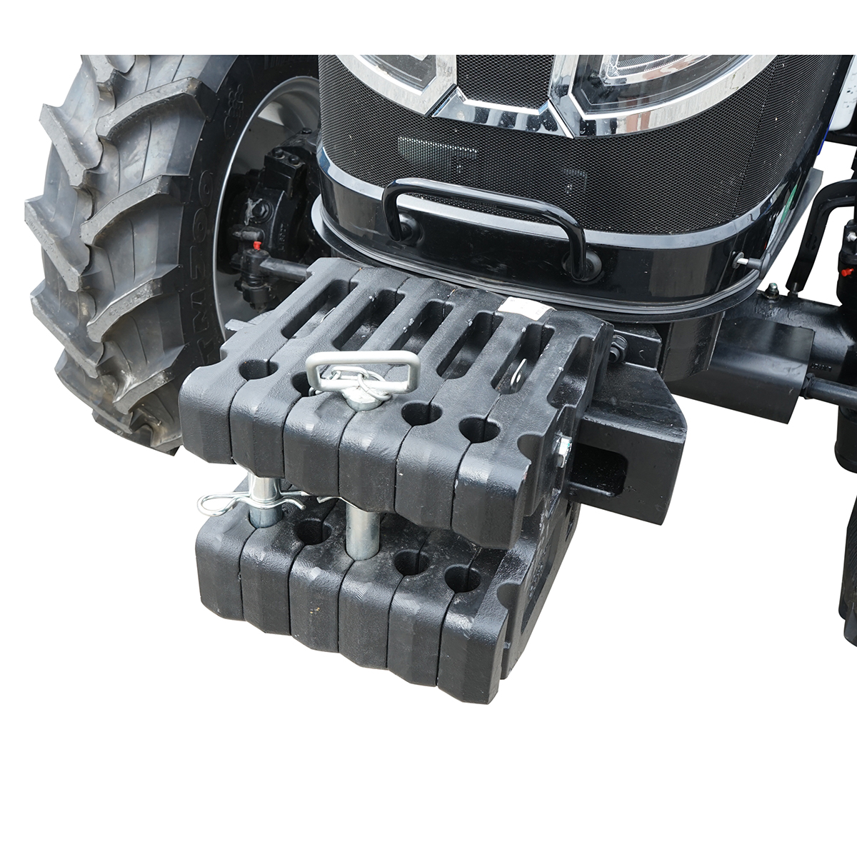 Tractor 50HP 4x4 cu cabina inmatriculabil, aer conditionat, motor Hyundai turbo diesel DM01 LOVOL M504 - imagine 19
