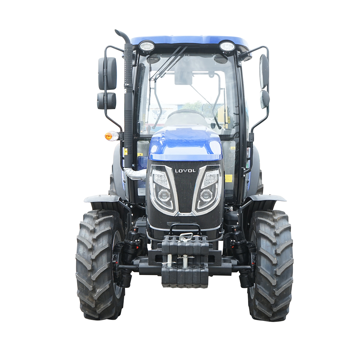 Tractor 50HP 4x4 cu cabina inmatriculabil, aer conditionat, motor Hyundai turbo diesel DM01 LOVOL M504 - imagine 2