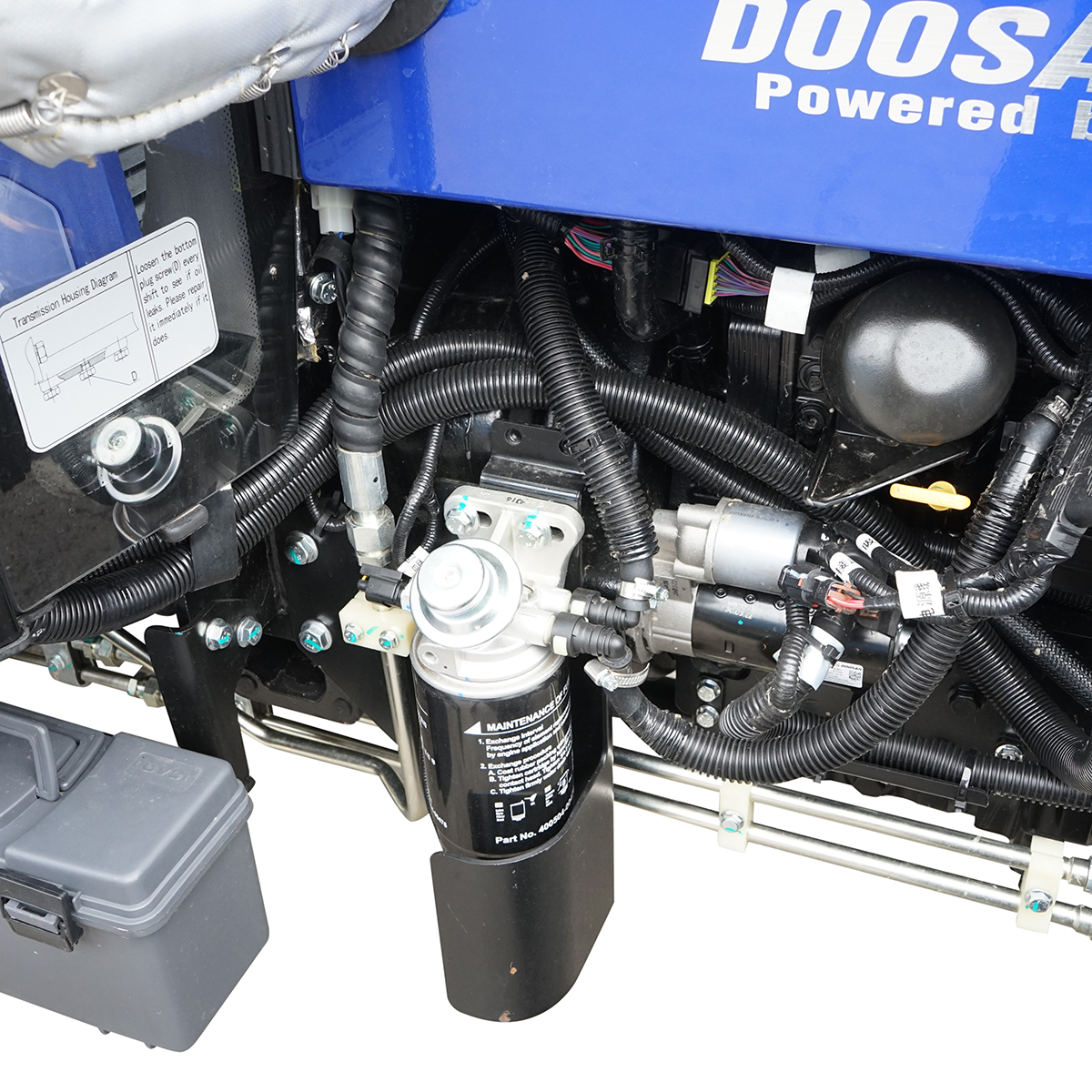 Tractor 50HP 4x4 cu cabina inmatriculabil, aer conditionat, motor Hyundai turbo diesel DM01 LOVOL M504 - imagine 18