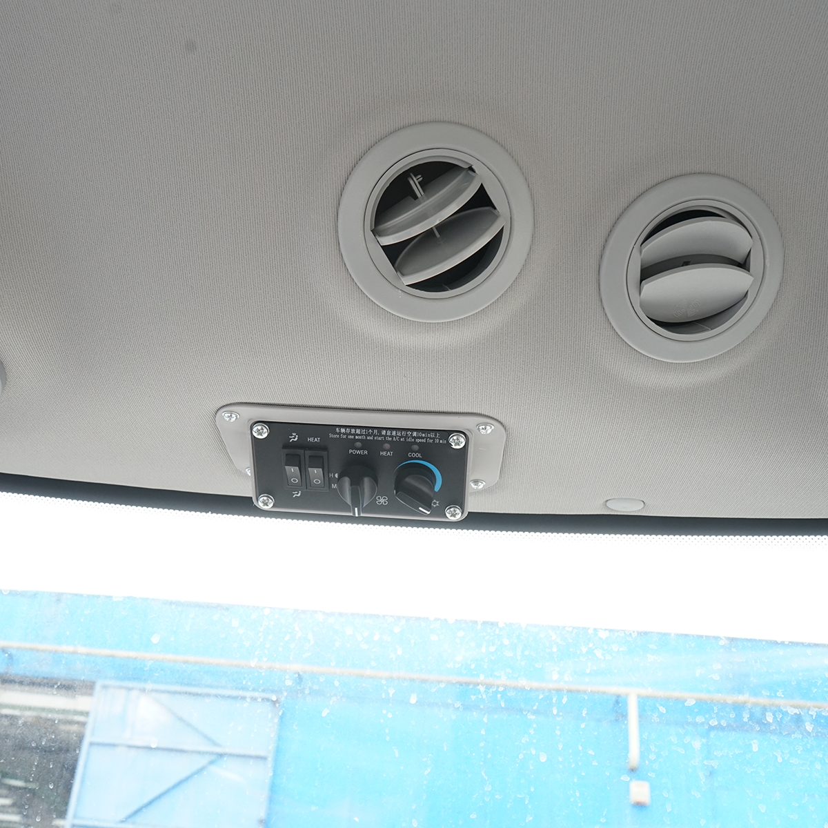 Tractor 50HP 4x4 cu cabina inmatriculabil, aer conditionat, motor Hyundai turbo diesel DM01 LOVOL M504 - imagine 14