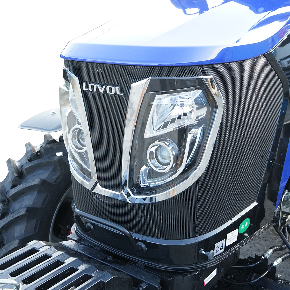 Tractor cu cabina 75HP 4x4 inmatriculabil, aer conditionat, motor Hyundai turbo DM02 LOVOL M754 - imagine 7