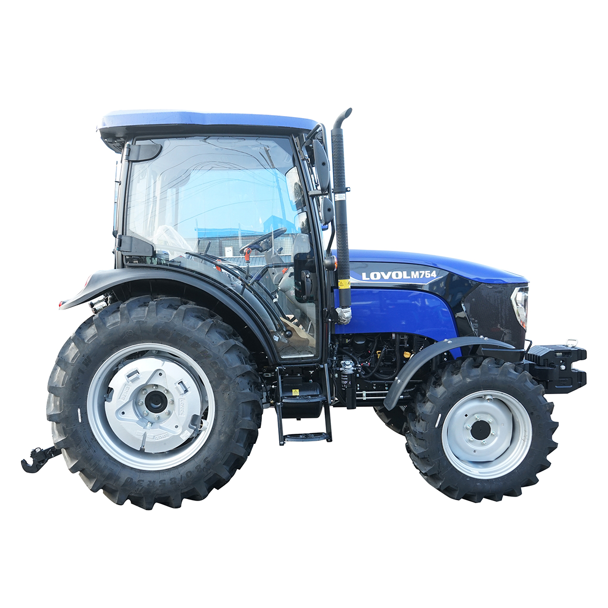 Tractor cu cabina 75HP 4x4 inmatriculabil, aer conditionat, motor Hyundai turbo DM02 LOVOL M754 - imagine 5
