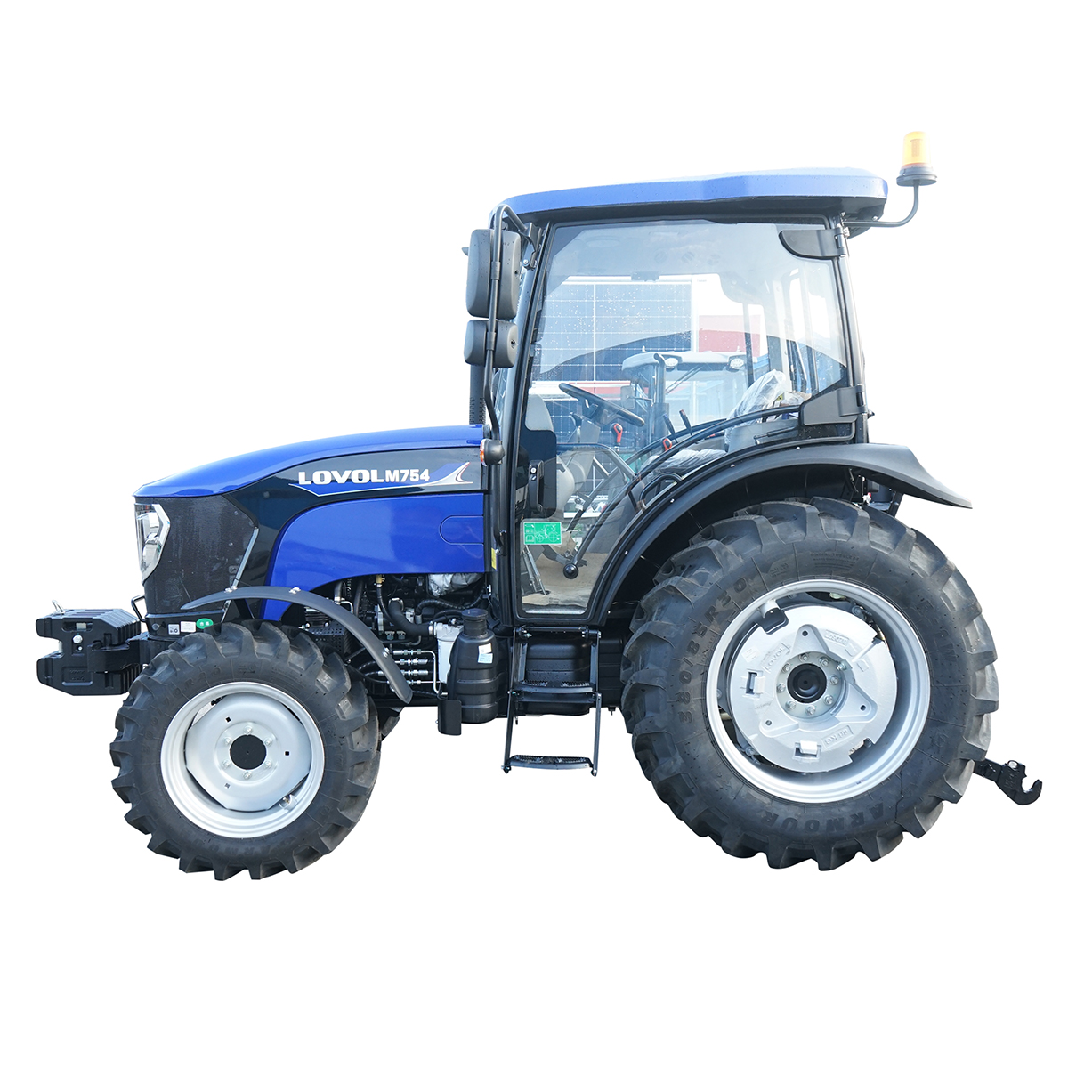 Tractor cu cabina 75HP 4x4 inmatriculabil, aer conditionat, motor Hyundai turbo DM02 LOVOL M754 - imagine 3