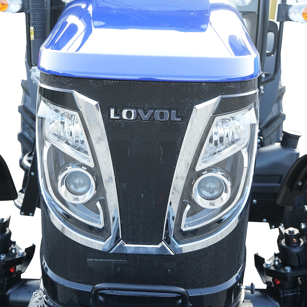 Tractor cu cabina 75HP 4x4 inmatriculabil, aer conditionat, motor Hyundai turbo DM02 LOVOL M754 - imagine 6