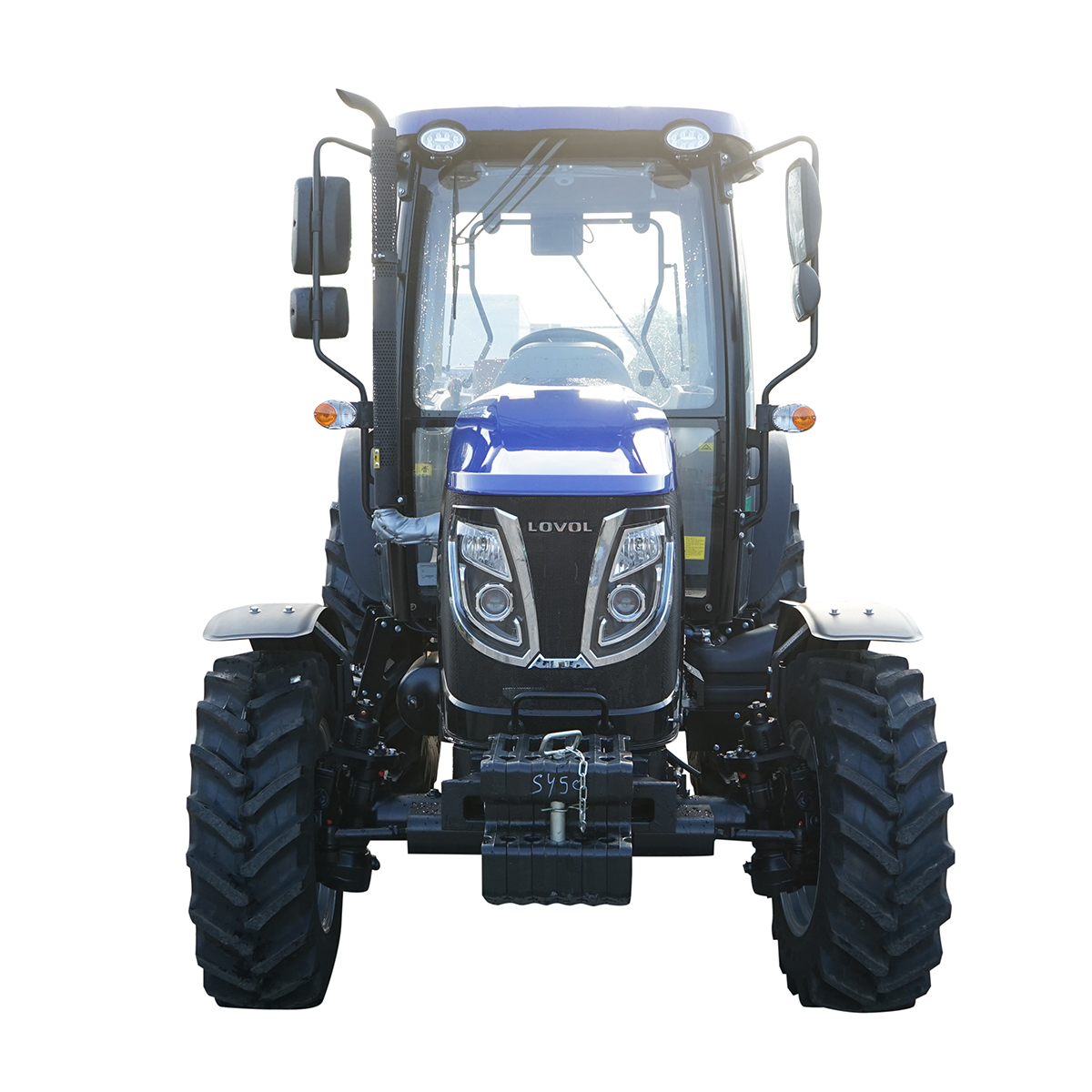 Tractor cu cabina 75HP 4x4 inmatriculabil, aer conditionat, motor Hyundai turbo DM02 LOVOL M754 - imagine 2