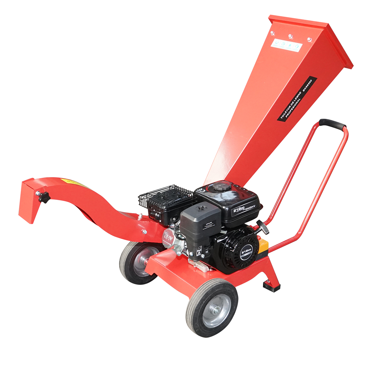 Tocator crengi profesional pe benzina 7CP, 212cc orizontal, grosime maxima 60mm, viteza 3600 rpm, pornire manuala Breckner Germany