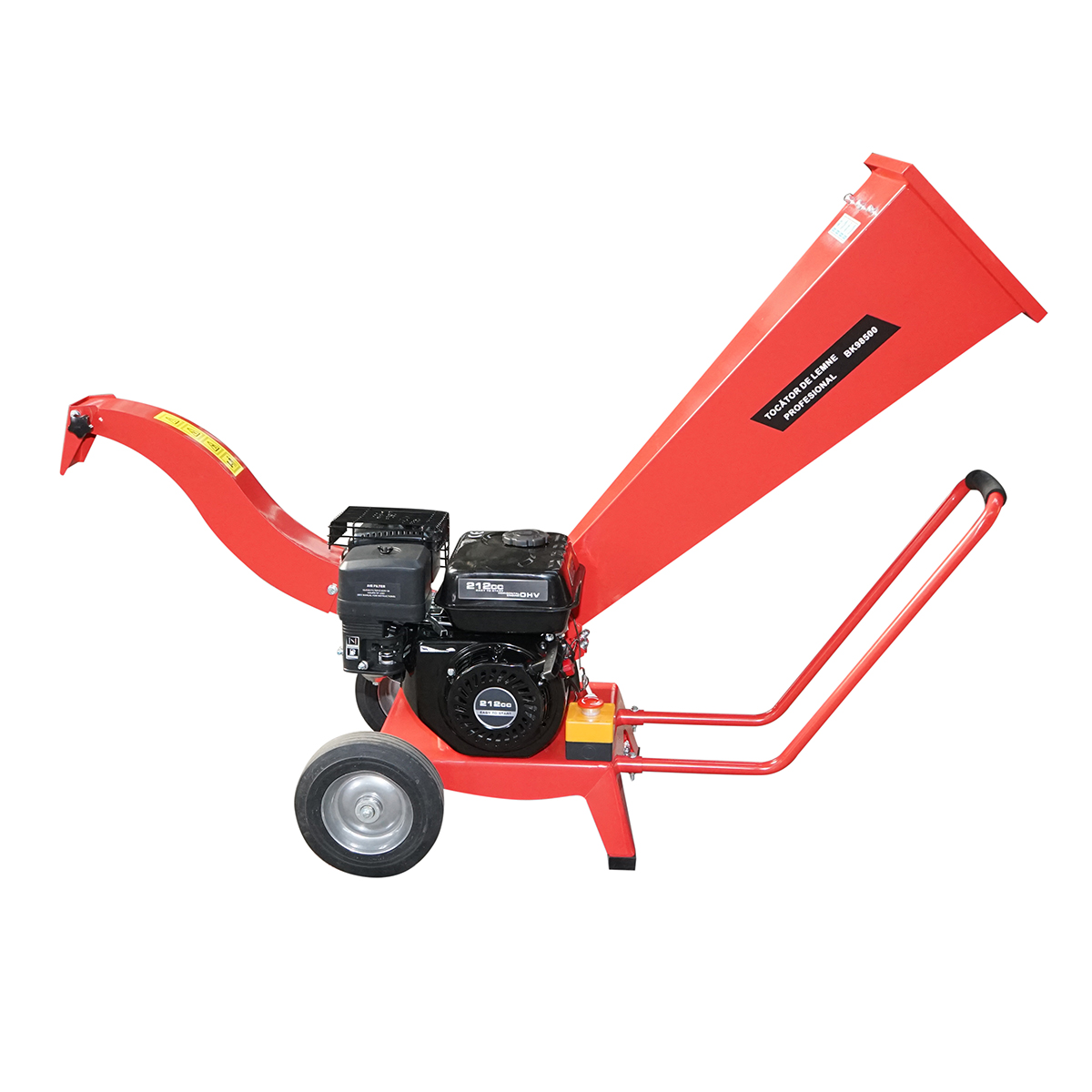 Tocator crengi profesional pe benzina 7CP, 212cc orizontal, grosime maxima 60mm, viteza 3600 rpm, pornire manuala Breckner Germany - imagine 2