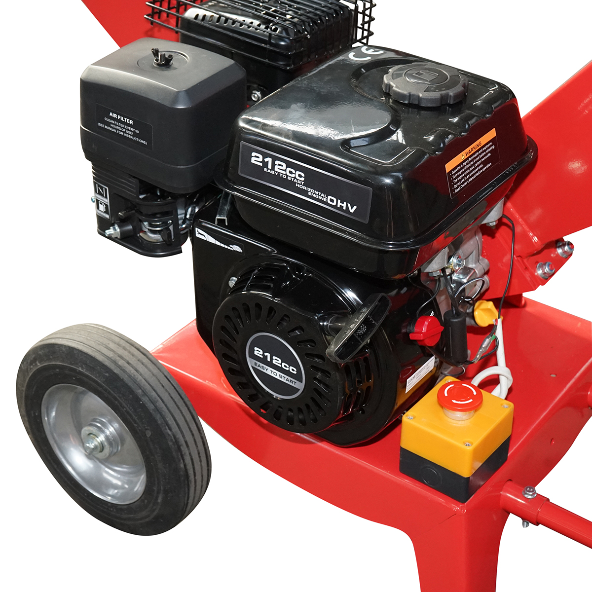 Tocator crengi profesional pe benzina 7CP, 212cc orizontal, grosime maxima 60mm, viteza 3600 rpm, pornire manuala Breckner Germany - imagine 6