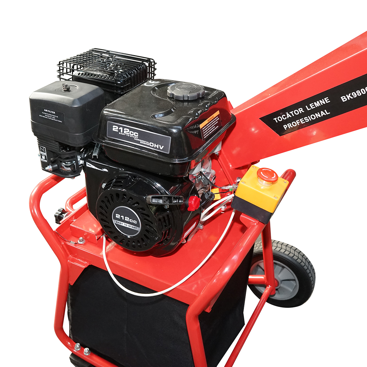 Tocator crengi profesional pe benzina 6CP, 212cc, grosime maxima 50mm, turatie 3600 rpm, pornire manuala Breckner Germany - imagine 8