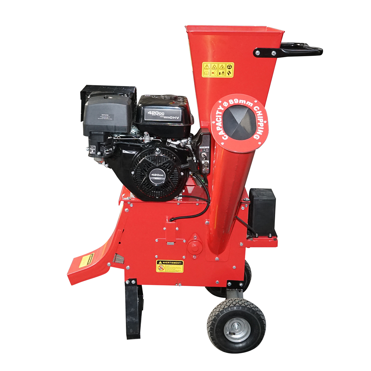 Tocator crengi profesional pe benzina 15CP, 420cc, grosime maxima 89mm, pornire electrica/manuala, turatie lama 2400rpm Breckner Germany - imagine 3