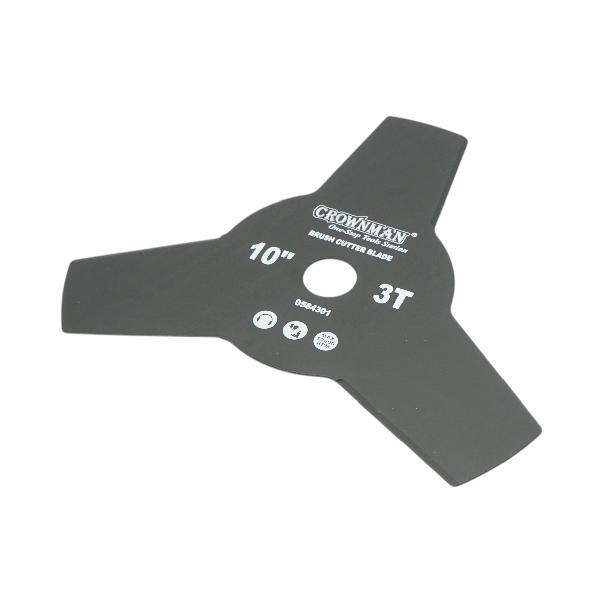 Disc motocoasa taiere 3 dinti 250x25.4mm otel carbon Crownman - imagine 4