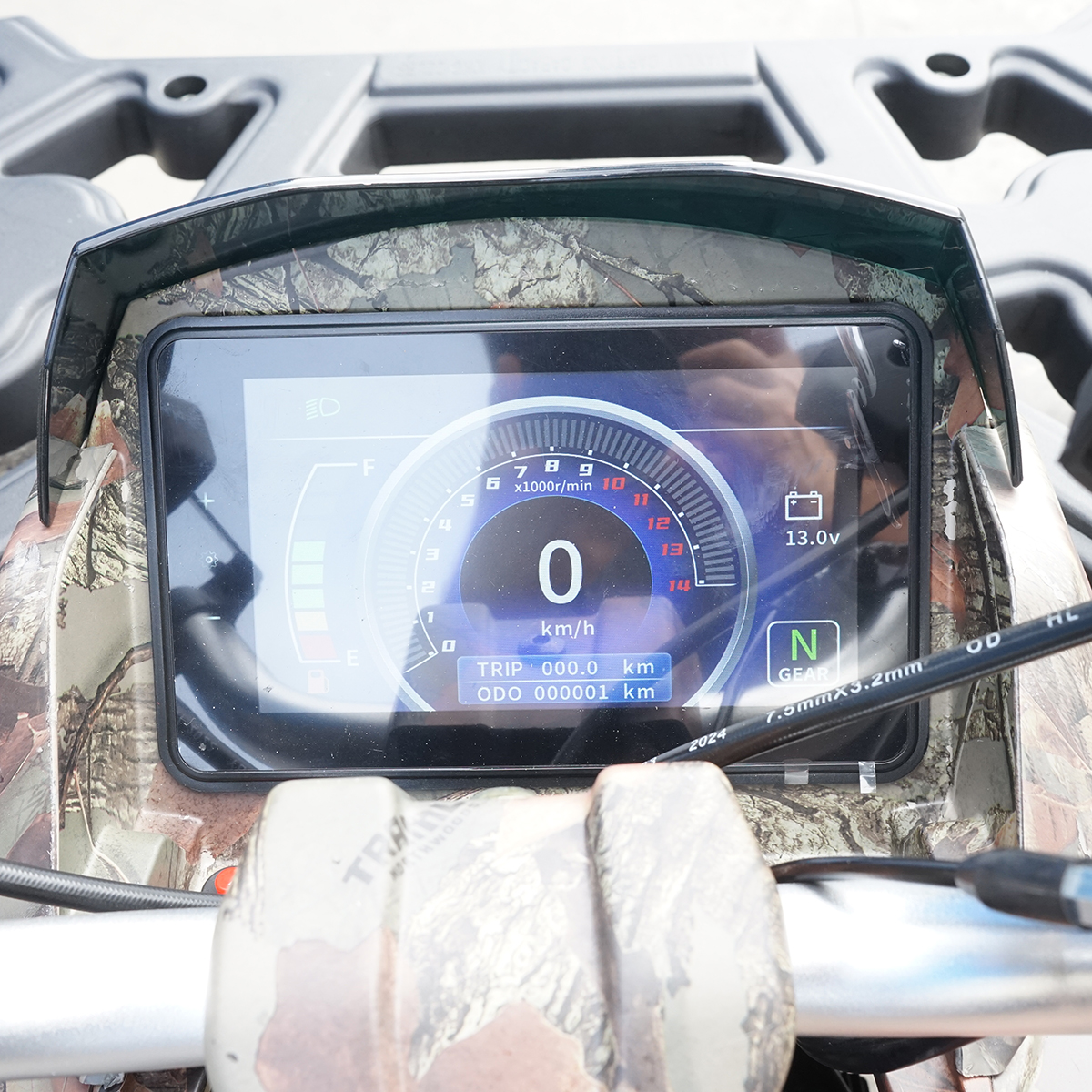 ATV 180cc, 9.7 CP, 4x2 cu pornire electrica SHARK 200 Camuflaj - imagine 9