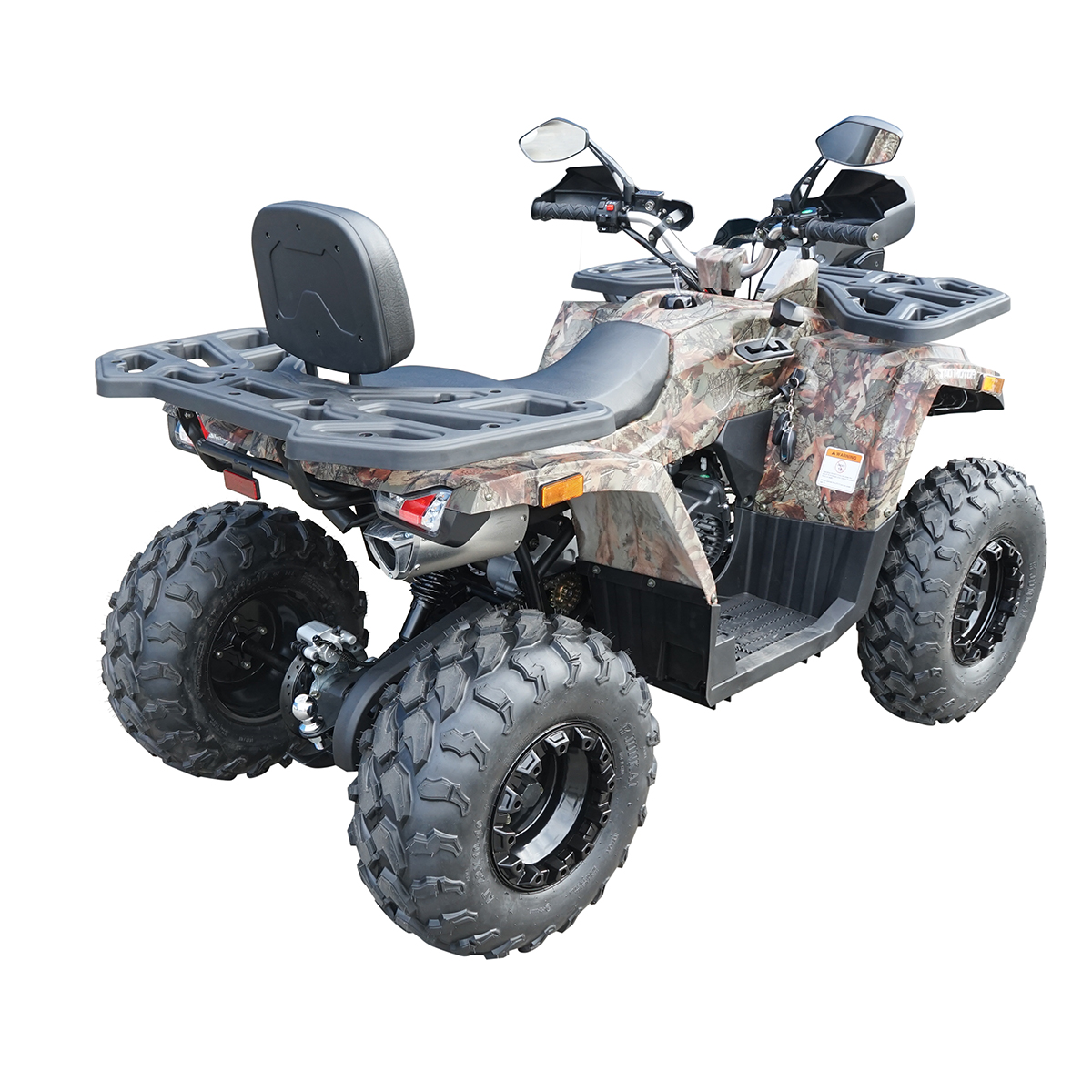 ATV 180cc, 9.7 CP, 4x2 cu pornire electrica SHARK 200 Camuflaj - imagine 3