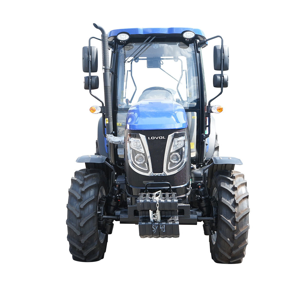 Tractor 50HP 4x4 cu cabina inmatriculabil, aer conditionat, motor Hyundai turbo diesel DM02 LOVOL M504 PRO - imagine 2