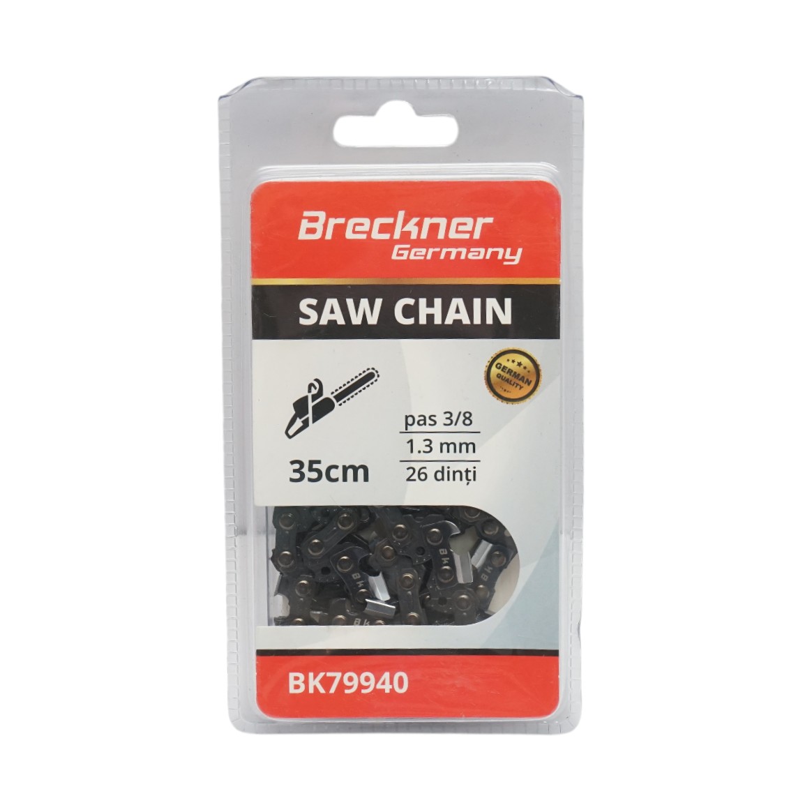 Lant drujba pas 3/8, 26 de dinti, 1.3mm, lungime 35cm Breckner Germany
