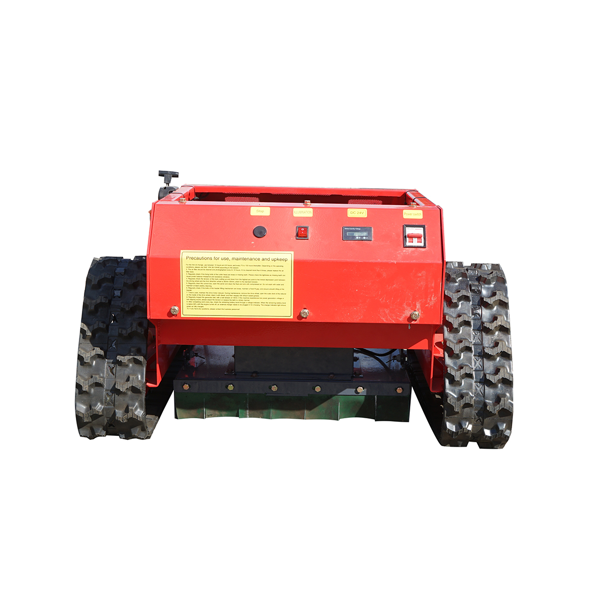 Robot de tuns iarba pe senile cu telecomanda, motor Loncin 9CP, 224cc, latime de taiere 550mm THOR - imagine 4