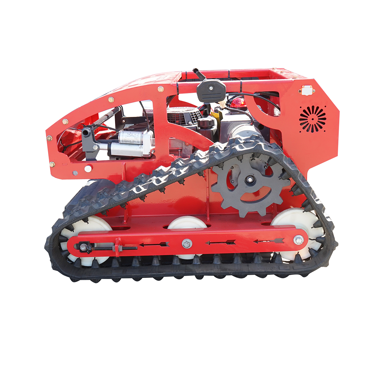 Robot de tuns iarba pe senile cu telecomanda, motor Loncin 9CP, 224cc, latime de taiere 550mm THOR - imagine 3