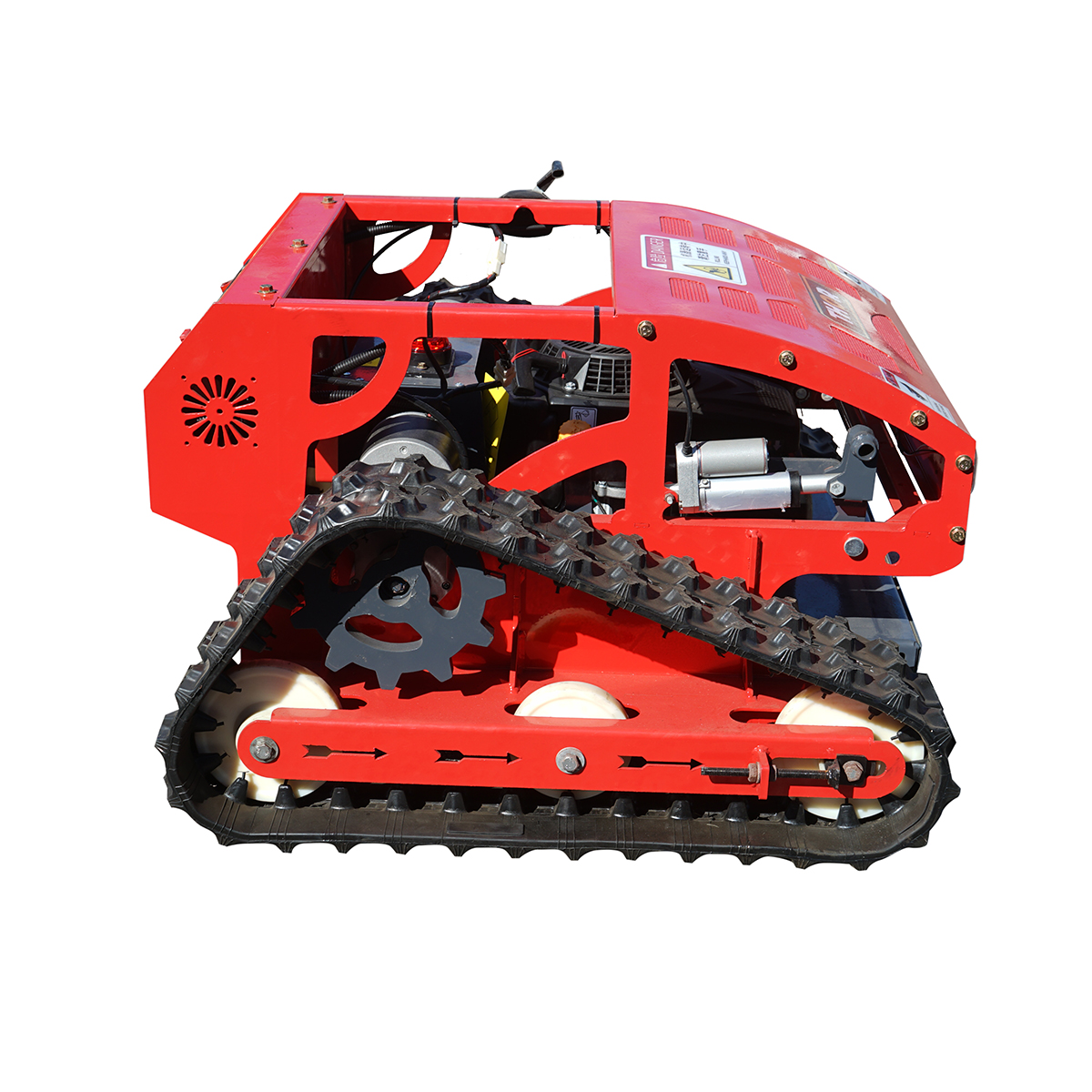 Robot de tuns iarba pe senile cu telecomanda, motor Loncin 9CP, 224cc, latime de taiere 550mm THOR - imagine 6