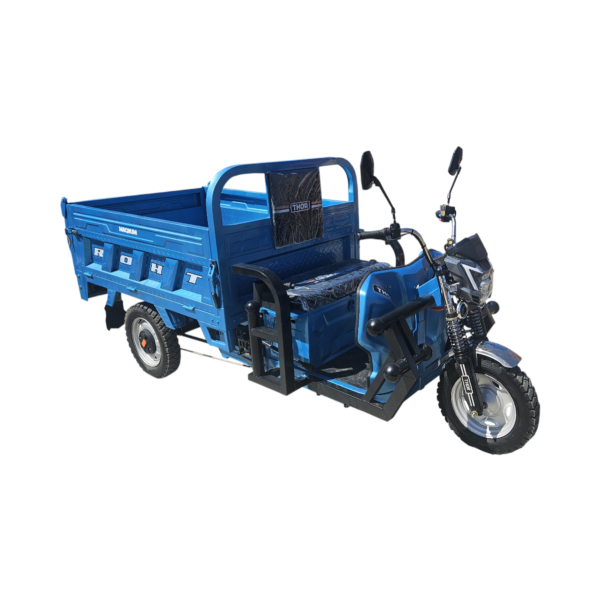 Triciclu electric Thor Magnum2 1200W 60V45Ah basculare hidraulica - imagine 4