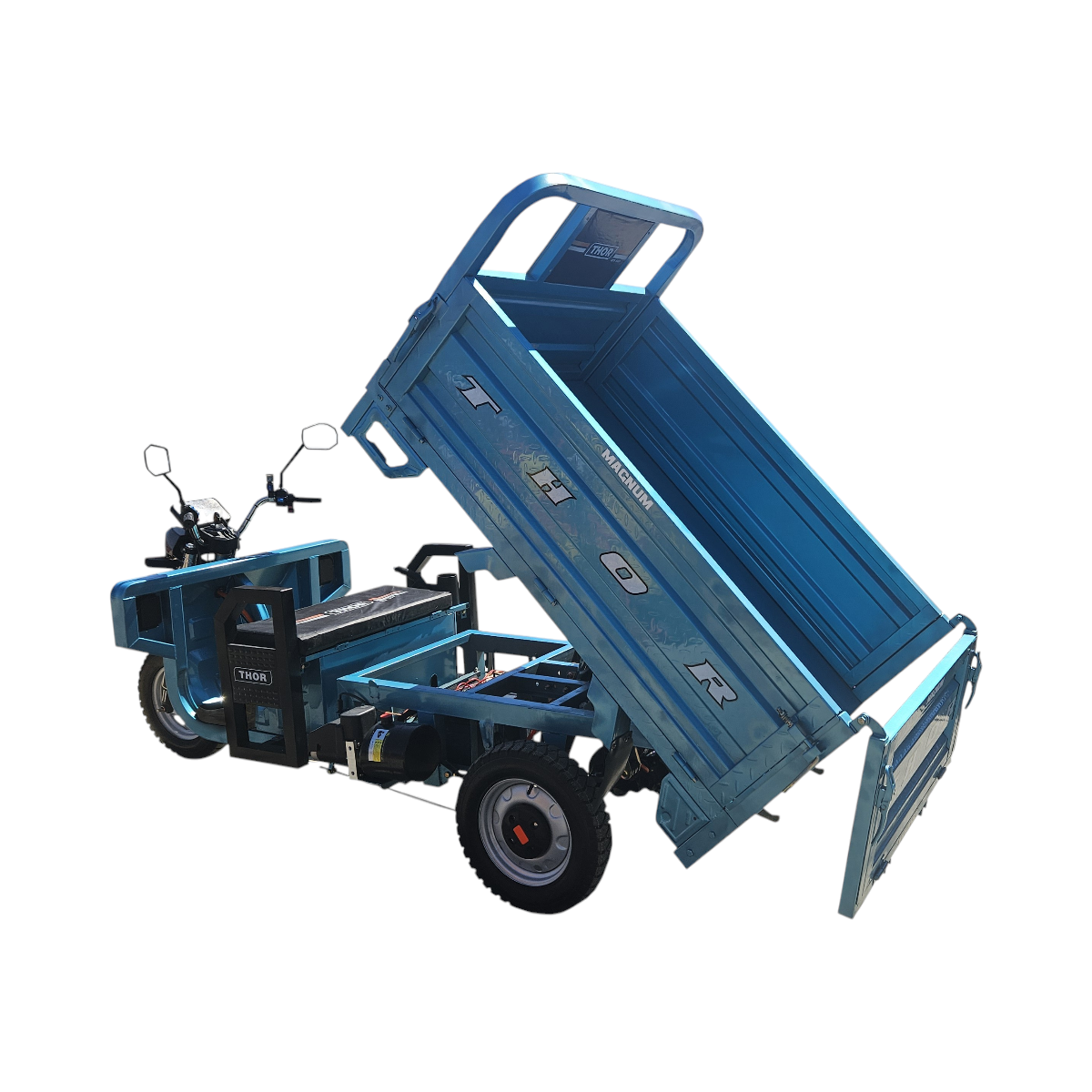Triciclu electric Thor Magnum3 1200W 60V45Ah basculare hidraulica - imagine 3