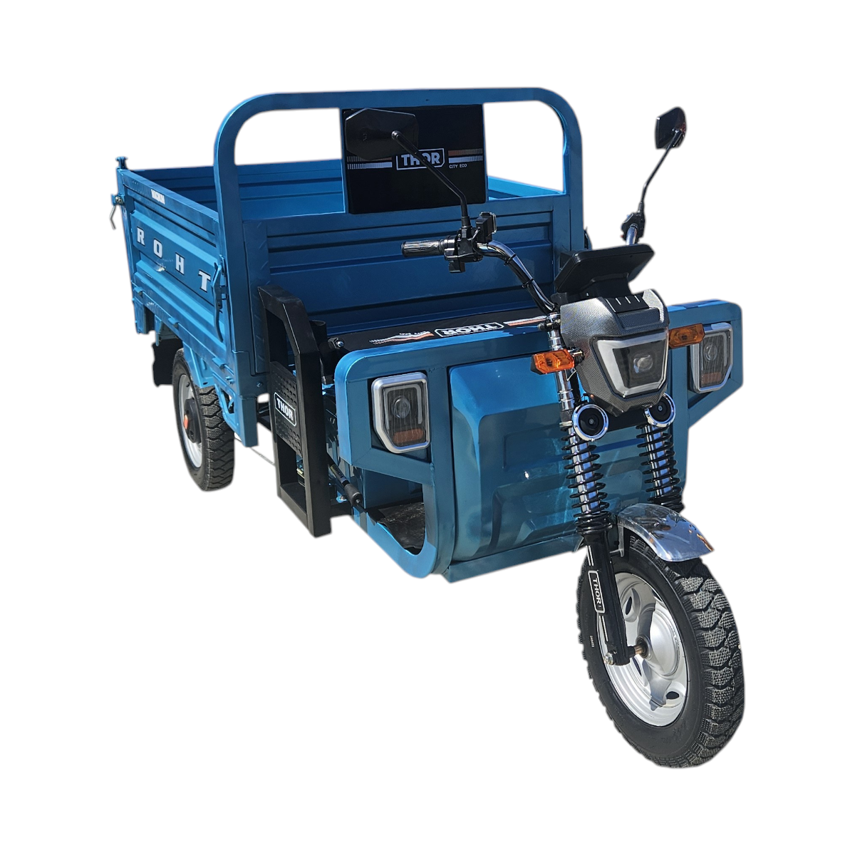 Triciclu electric Thor Magnum3 1200W 60V45Ah basculare hidraulica - imagine 8